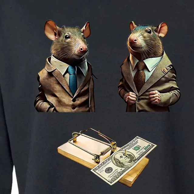 Managers Rats CoWorkers Jobs Work Money Major Corporations Cropped Pullover Crew