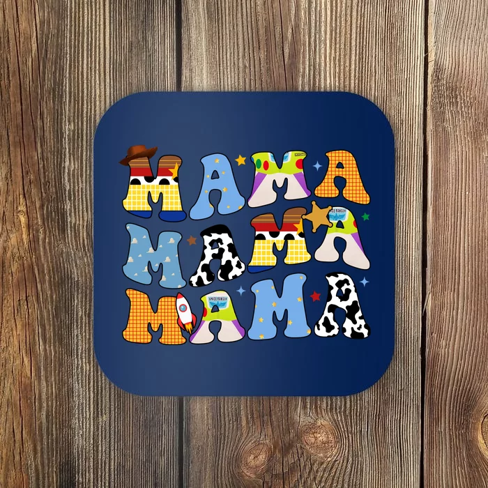 Mama Retro Character Cute Coaster