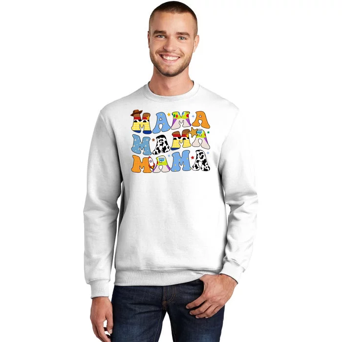 Mama Retro Character Cute Sweatshirt