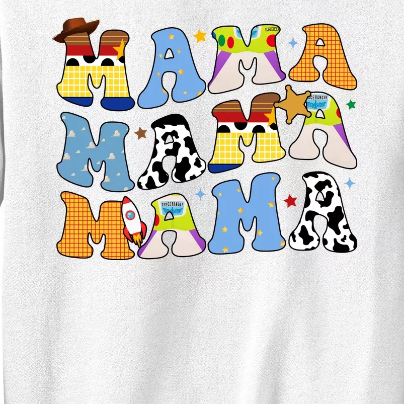 Mama Retro Character Cute Sweatshirt