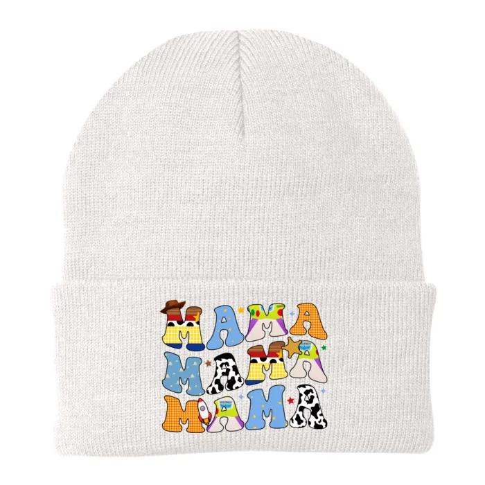 Mama Retro Character Cute Knit Cap Winter Beanie