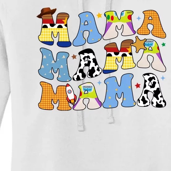 Mama Retro Character Cute Women's Pullover Hoodie