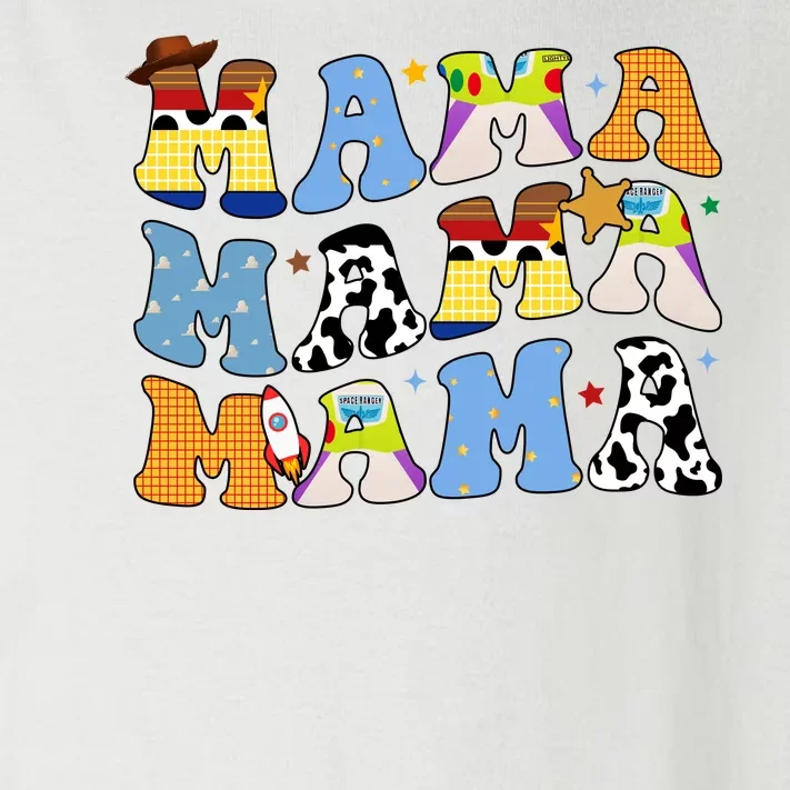 Mama Retro Character Cute Toddler Long Sleeve Shirt