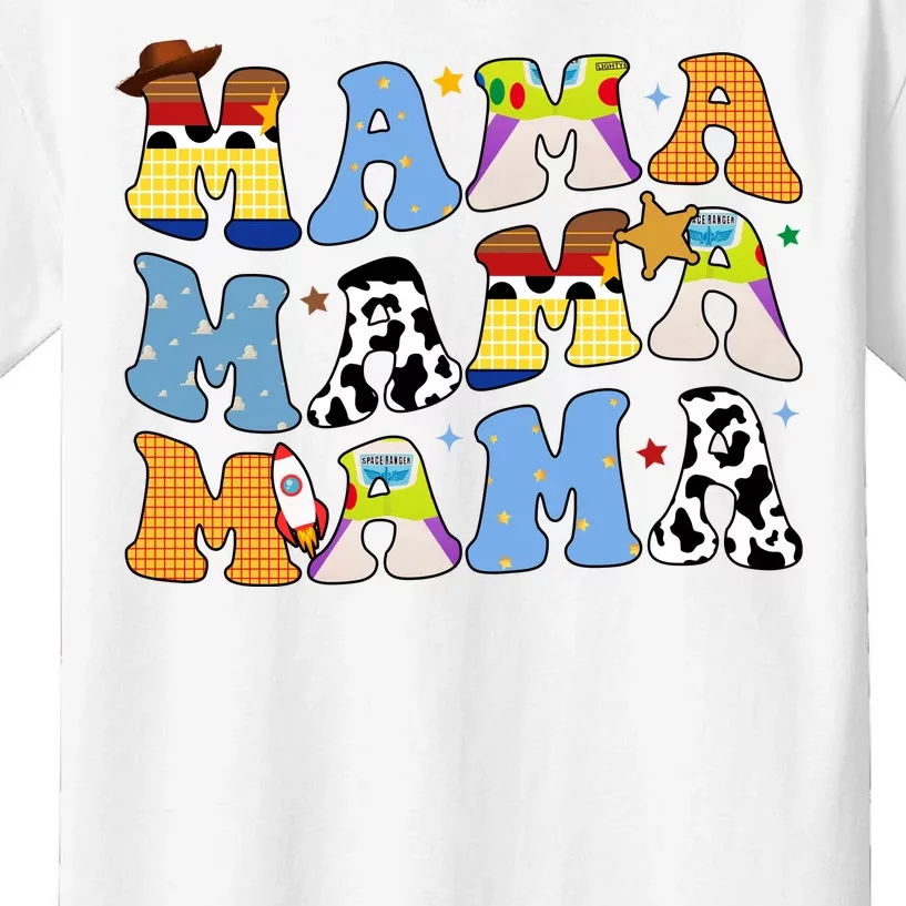 Mama Retro Character Cute Kids T-Shirt