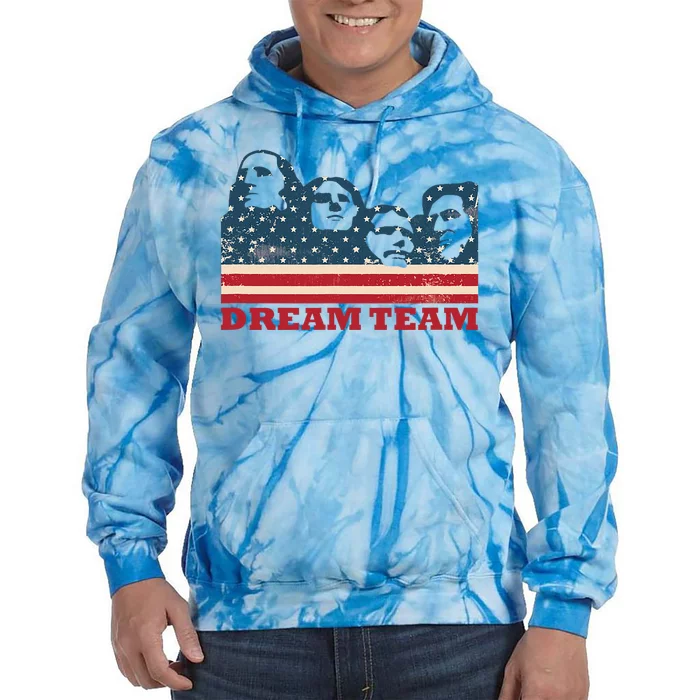 Mount Rushmore Dream Team Tie Dye Hoodie