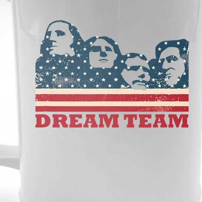 Mount Rushmore Dream Team Front & Back Beer Stein