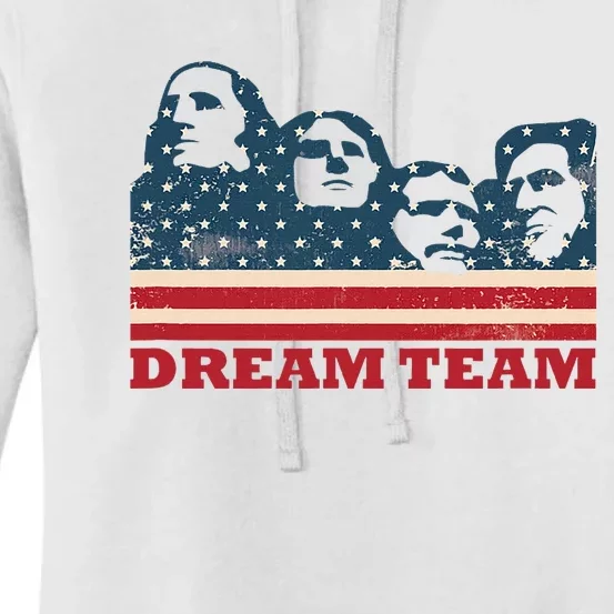 Mount Rushmore Dream Team Women's Pullover Hoodie