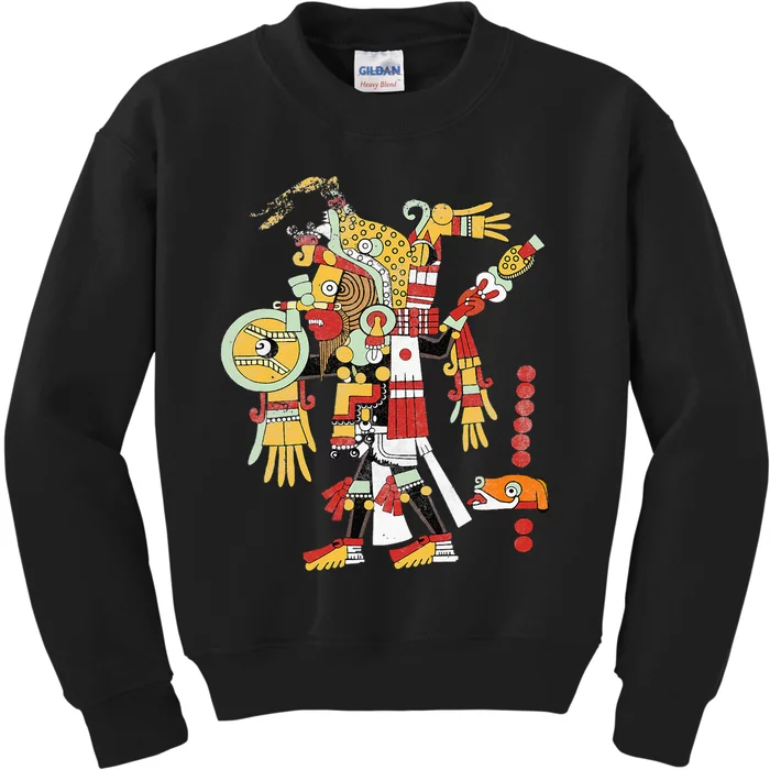 Mayan Ritual Design Archeology Student Teacher Kids Sweatshirt