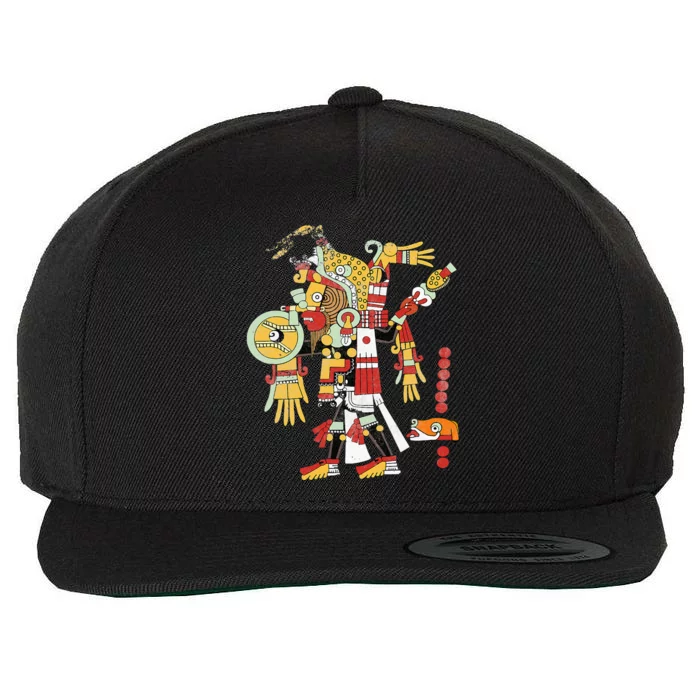 Mayan Ritual Design Archeology Student Teacher Wool Snapback Cap