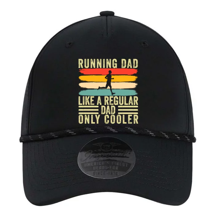 Marathon Runner Design Father Day For Running Dad Cute Gift Performance The Dyno Cap