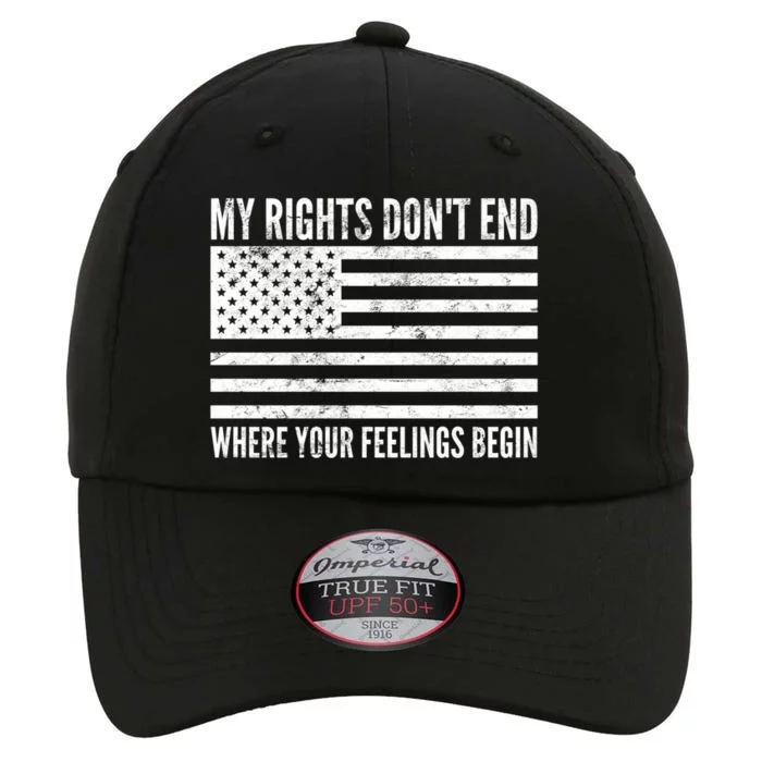 My Rights DonT End Conservative 2nd Adt Gun Meaningful Gift Funny Gift The Original Performance Cap