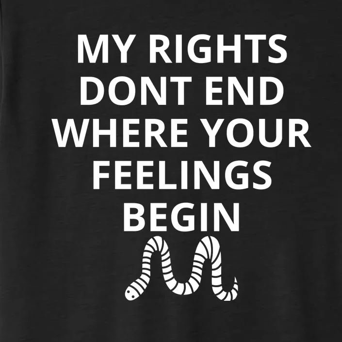 My Rights Don't End Where Your Feelings Begin ChromaSoft Performance T-Shirt