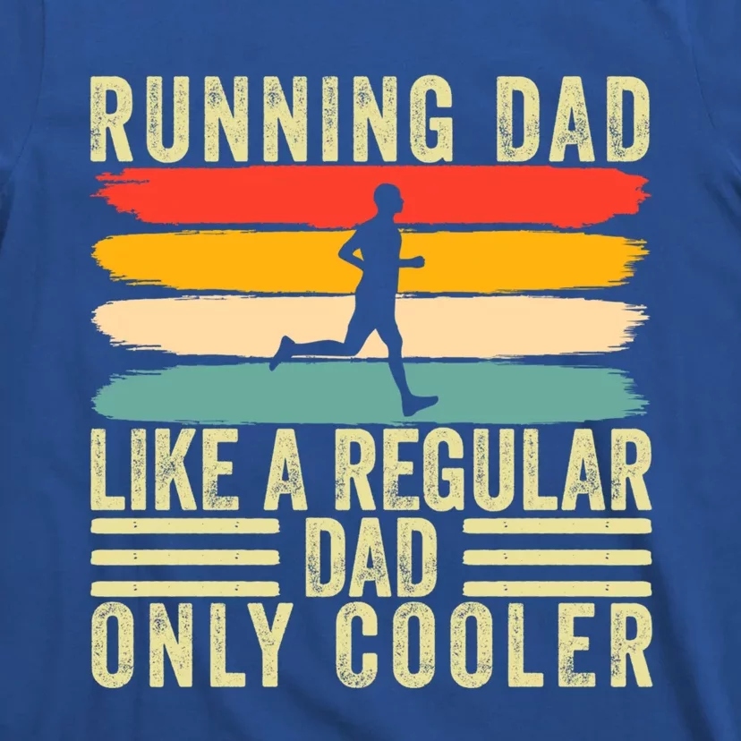 Marathon Runner Design Father Day For Running Dad Gift T-Shirt