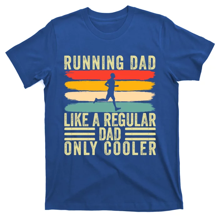 Marathon Runner Design Father Day For Running Dad Gift T-Shirt