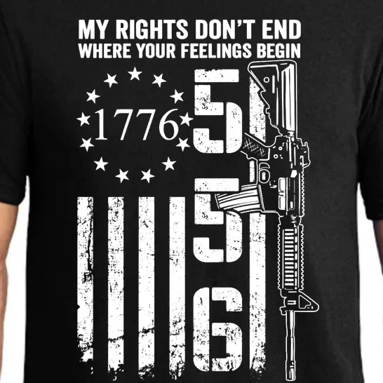 My Rights Don't End Where Your Feelings Begin AR15 (ON BACK) Pajama Set