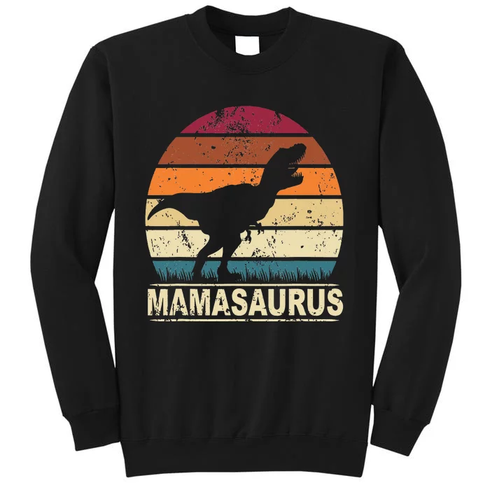 Mamasaurus Rex Dinosaur Family Mother Dino Mama Saurus Tall Sweatshirt