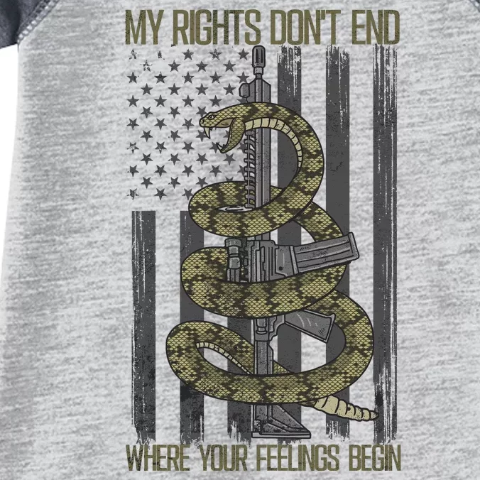 My Rights Don't End Where Your Feelings Begin Infant Baby Jersey Bodysuit