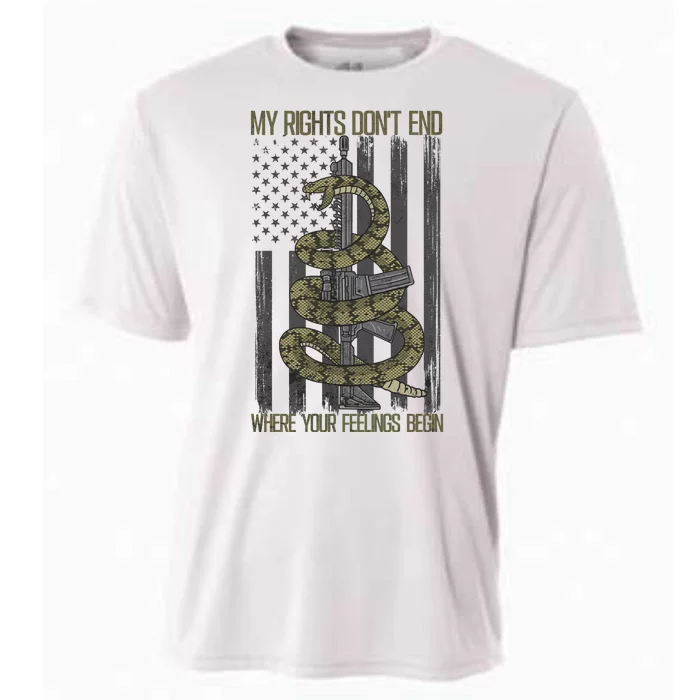 My Rights Don't End Where Your Feelings Begin Cooling Performance Crew T-Shirt