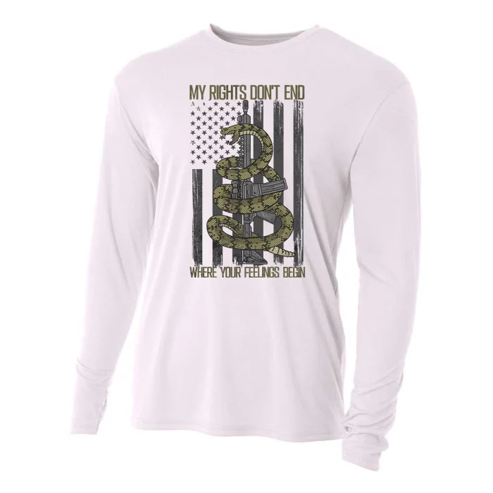 My Rights Don't End Where Your Feelings Begin Cooling Performance Long Sleeve Crew