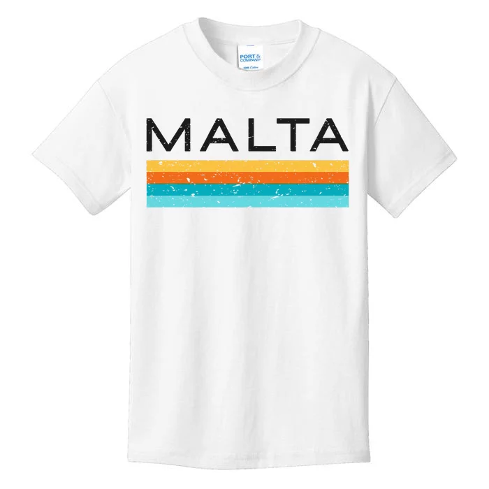 Malta Retro Design Kids T-Shirt