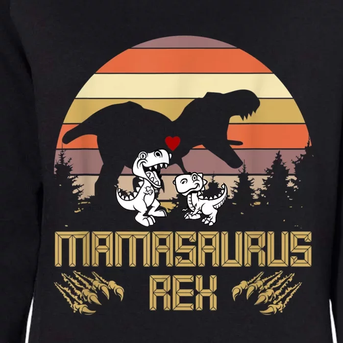 Mamasaurus Rex Dinosaur Dinosaur Children Womens California Wash Sweatshirt