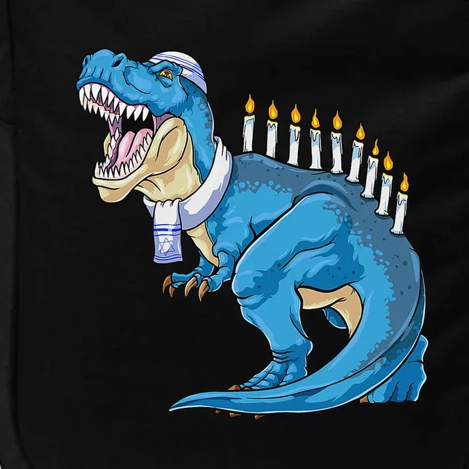 Menorasaurus Rex Dinosaur Happy Hanukkah Pjs Family Matching Impact Tech Backpack