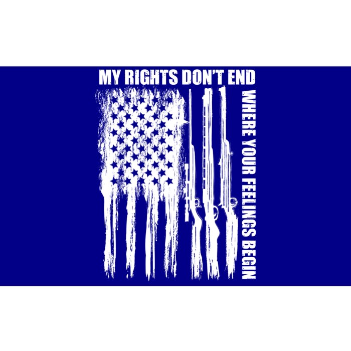 My Rights Don't End Where Your Feelings Begin Bumper Sticker