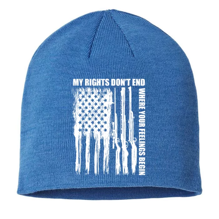 My Rights Don't End Where Your Feelings Begin 8 1/2in Sustainable Knit Beanie