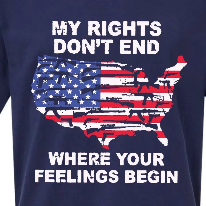 My Rights Dont End Where Your Feelings Begin Sueded Cloud Jersey T-Shirt