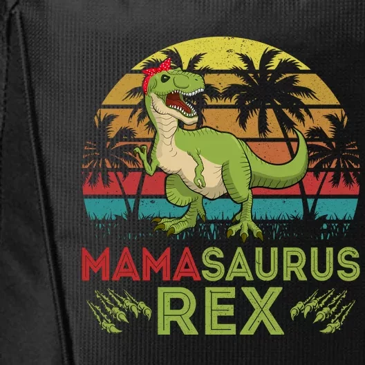 Mamasaurus Rex Dinosaur Funny Mom City Backpack