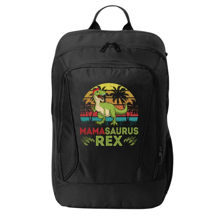 Mamasaurus Rex Dinosaur Funny Mom City Backpack