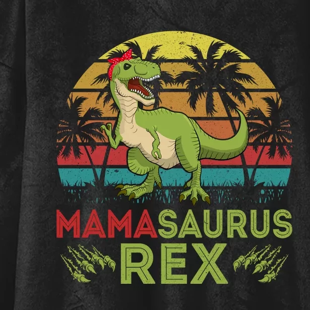 Mamasaurus Rex Dinosaur Funny Mom Hooded Wearable Blanket