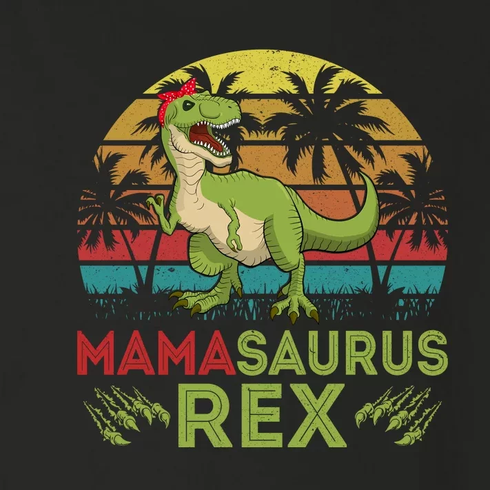 Mamasaurus Rex Dinosaur Funny Mom Toddler Long Sleeve Shirt