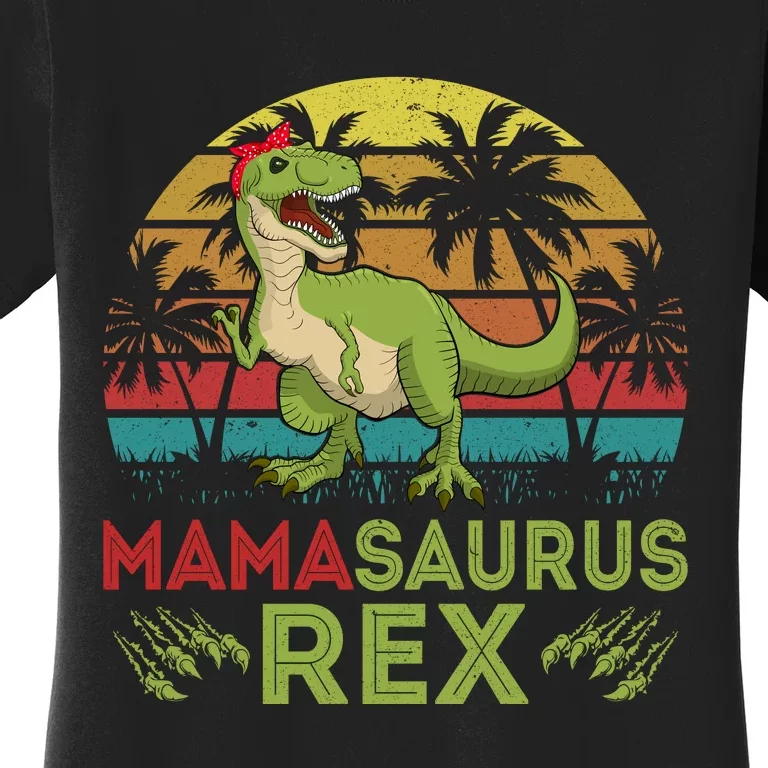 Mamasaurus Rex Dinosaur Funny Mom Women's T-Shirt