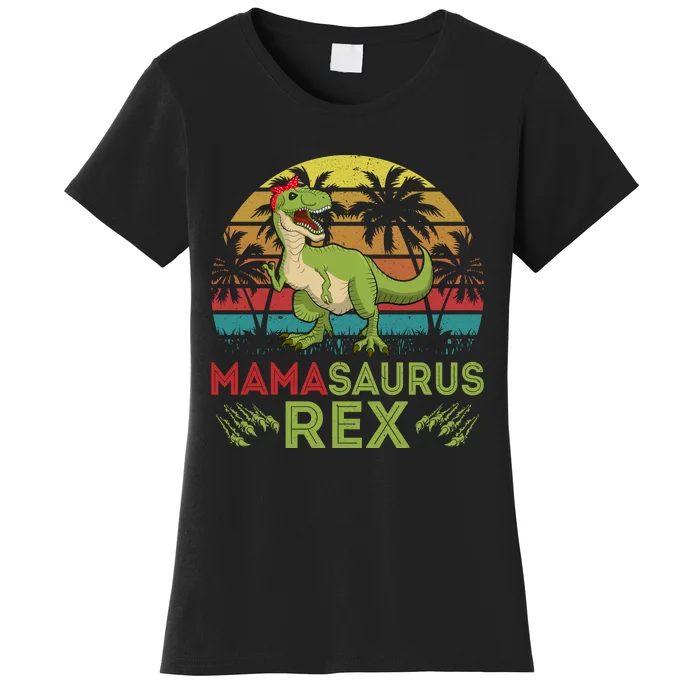 Mamasaurus Rex Dinosaur Funny Mom Women's T-Shirt