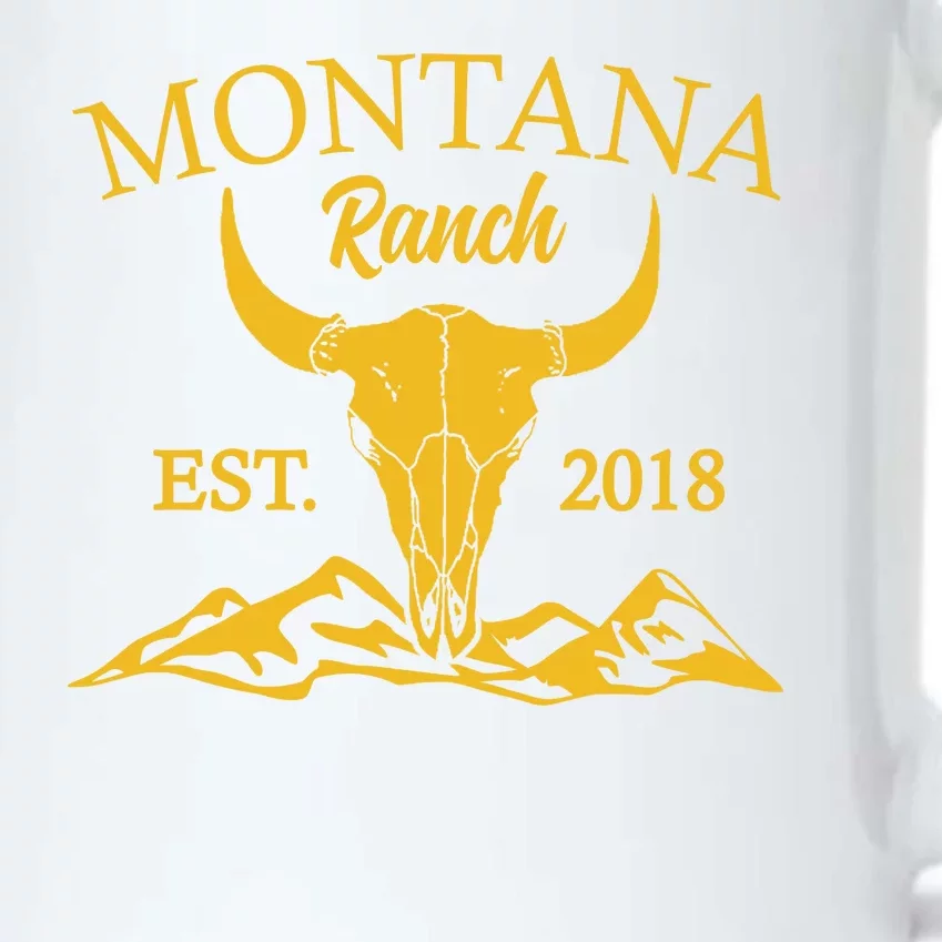 Montana Ranch Est 2018 Black Color Changing Mug