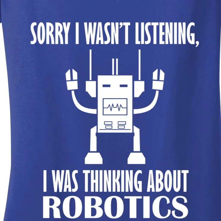 Mechanics Robotical Engineer Funny Robots Funny Gift Women's V-Neck T-Shirt