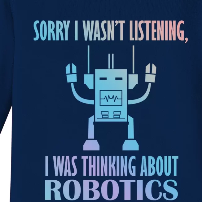 Mechanics Robotical Engineer Funny Robots Gift Baby Long Sleeve Bodysuit