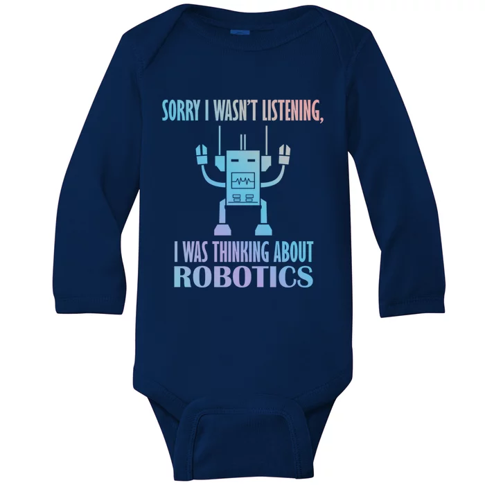 Mechanics Robotical Engineer Funny Robots Gift Baby Long Sleeve Bodysuit