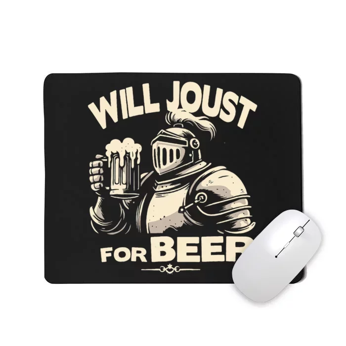 Medieval Renaissance Festival Knight Beer Joust Ren Faire Mousepad