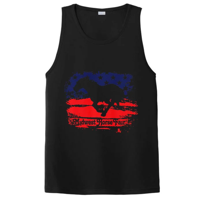 Mhf Redwhiteblue Flag Premium Performance Tank