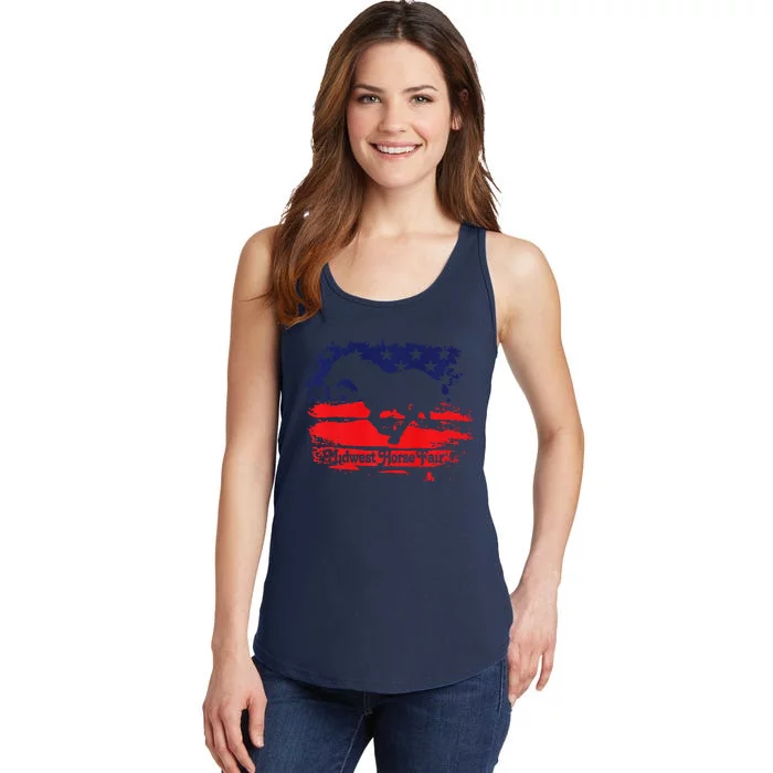 Mhf Redwhiteblue Flag Premium Ladies Essential Tank