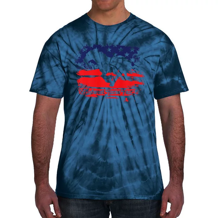 Mhf Redwhiteblue Flag Premium Tie-Dye T-Shirt