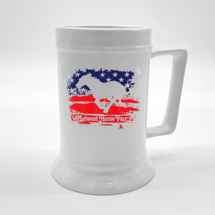 Mhf Redwhiteblue Flag Premium Front & Back Beer Stein