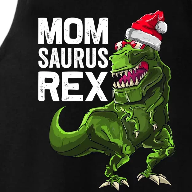 Momsaurus Rex Funny Family Matching Trex Mom Christmas Gift Meaningful Gift Ladies Tri-Blend Wicking Tank