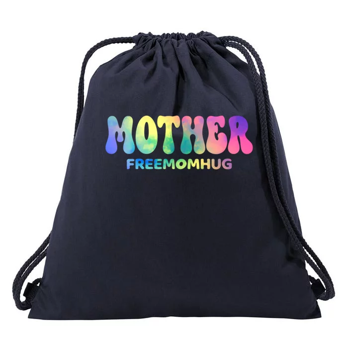 Mother Rainbow Free Mom Hugs Mothers Day Lgbt Pride Gift Drawstring Bag