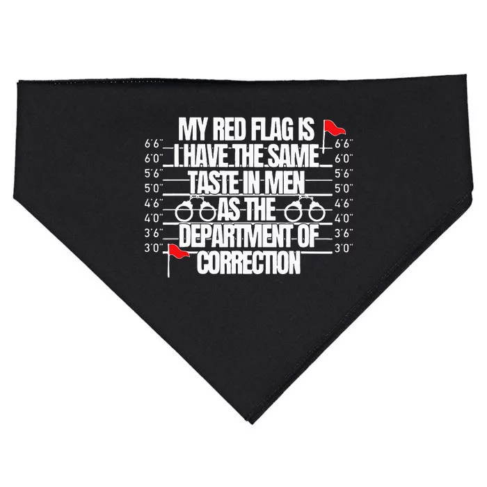 My Red Flag Is I Have The Same Taste USA-Made Doggie Bandana