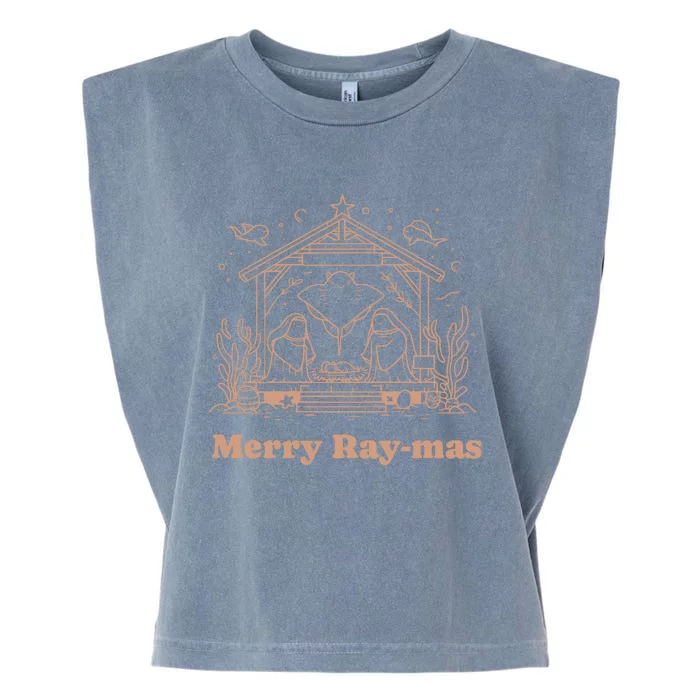 Merry Raymas Funny Christmas Garment-Dyed Women's Muscle Tee