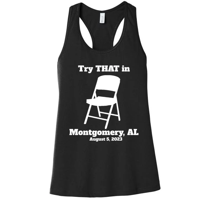 Montgomery Riverboat Fight Small Town Women's Racerback Tank