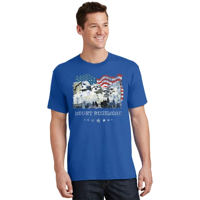 Mount Rushmore Flag Souvenirs T-Shirt